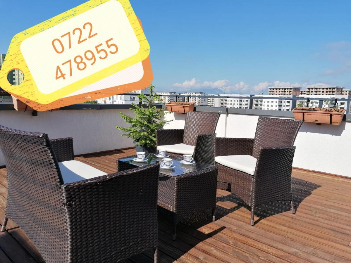Ama Apartament Cu Terasa 50 Mp & Parcare Брашов Экстерьер фото